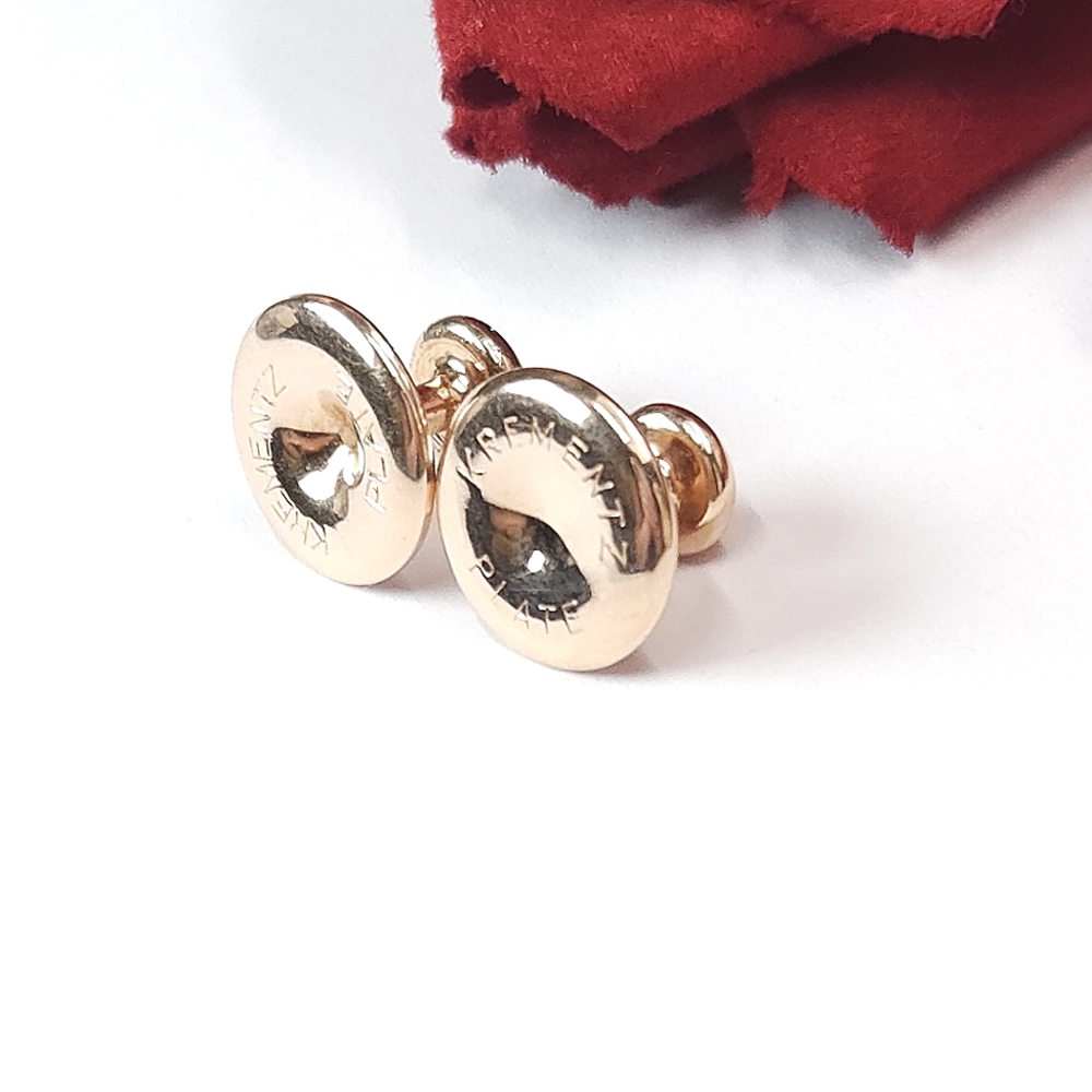 Vintage Krementz Gold Plate Cuff Links